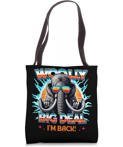 Woolly Mammoth Woolly Big Deal 90s Bootleg Rapper Tote Bag $16.19 Totes