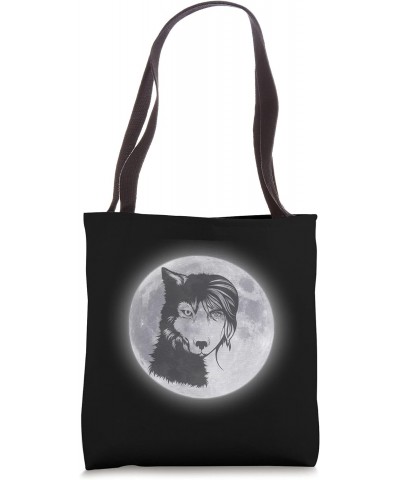 Wolf Trapped in a Human Lovers of Wolves Gift For Men Women Tote Bag $9.13 Totes