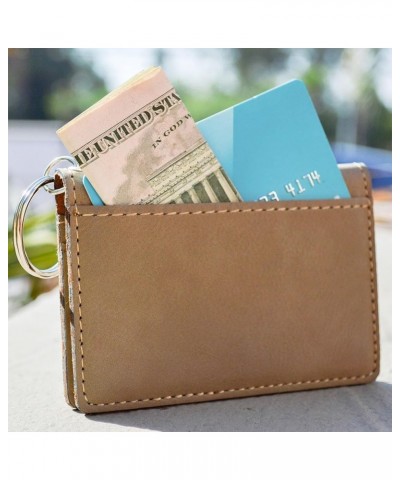 ID Holder Wallet, Elk, Personalized Engraving Included (Rustic) Light Brown $13.16 Wallets