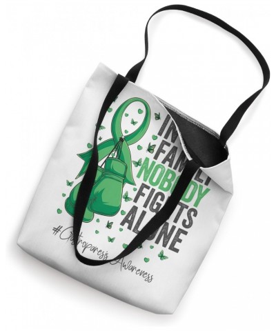 Green Ribbon Survivor Fighter Gastroparesis Awareness Tote Bag $10.80 Totes