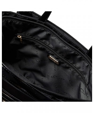 B01-08-03 Enamel x Nylon, Multi-Pocket 2-Way Tote Black (Black 19-3911tcx) $54.58 Totes