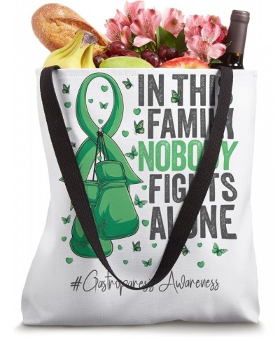 Green Ribbon Survivor Fighter Gastroparesis Awareness Tote Bag $10.80 Totes