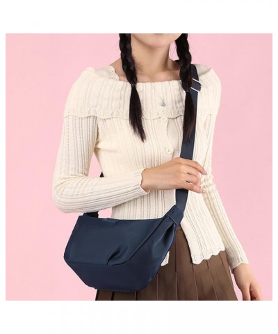 Convenient and Practical Travel Crossbody Bag Fashionable Hobos Chest Shoulder Bag for Women Black $13.41 Hobo Bags