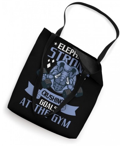 Elephant Bodybuilding Powerlifting Weightlifting Fitness Gym Tote Bag $10.25 Totes