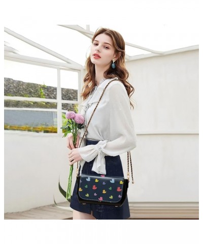 Crossbody Bags for Women Trendy Women's Black Shoulder Bag Small PU Leather Flap Cross Body Bag Handbags Pattern1 $24.18 Cros...