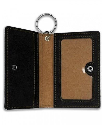 ID Holder Wallet, Hibiscus Flower 1, Personalized Engraving Included (Light Brown) Black with Gold $15.11 Wallets