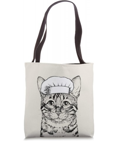 Bengal Cat Cook Chef Funny Cooking Tote Bag $14.03 Totes