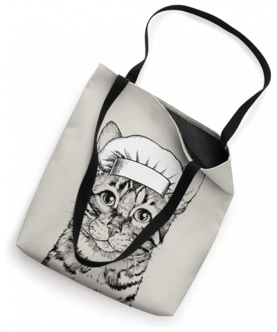 Bengal Cat Cook Chef Funny Cooking Tote Bag $14.03 Totes