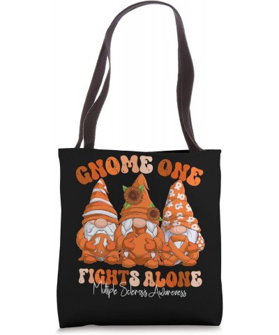 Multiple Sclerosis Awareness Month Orange Ribbon Gnomies Tote Bag $13.76 Totes