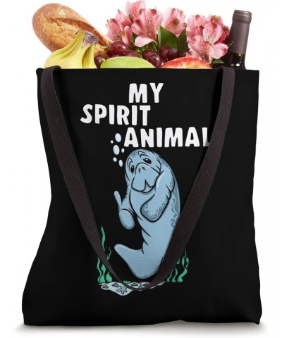 Funny MY SPIRIT ANIMAL Manatee Lovers Tote Bag $15.14 Totes