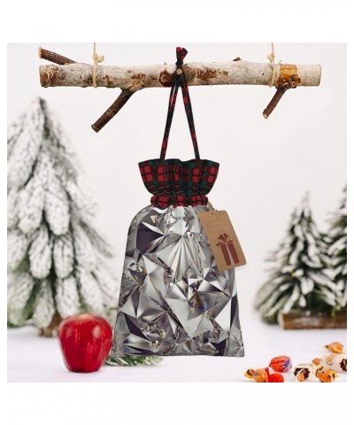 Diamond Pattern Christmas Gift Bag - Stylish Eco-Friendly Polyester Bag For Your Festive Presents Diamond Pattern Medium $9.2...