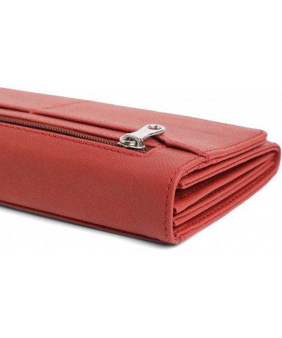 Women's Kiwi Two Fold Wallet (Red) (FC-106), Red, Mediu,, Casual $14.58 Wallets