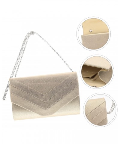 5pcs Ladies Evening Bag Tote Bag Silver Wallet Bag for Women Mini White Purse Ladies Hand Bag Wallet Fashion Wallet Suede Thr...