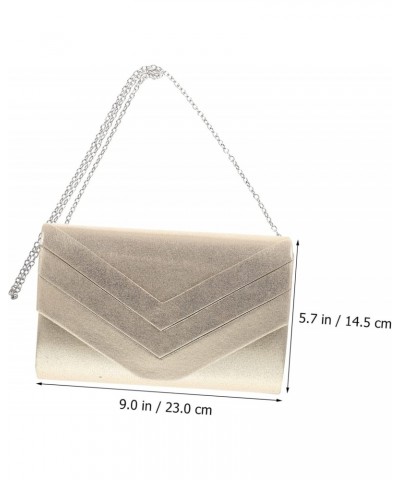 5pcs Ladies Evening Bag Tote Bag Silver Wallet Bag for Women Mini White Purse Ladies Hand Bag Wallet Fashion Wallet Suede Thr...