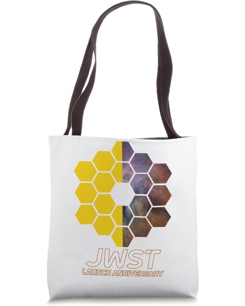 Webb Space Telescope Launch Anniversary Celebration JWST Tote Bag $12.58 Totes