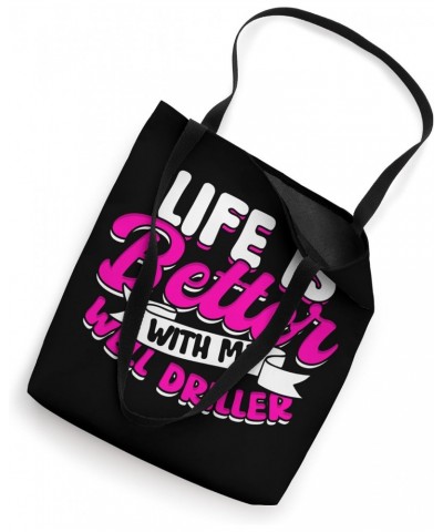 Well Drilling Well Driller Wife Water Well Drilling Tote Bag $14.44 Totes