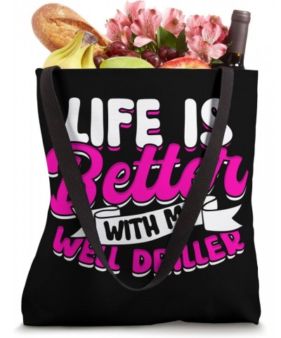 Well Drilling Well Driller Wife Water Well Drilling Tote Bag $14.44 Totes