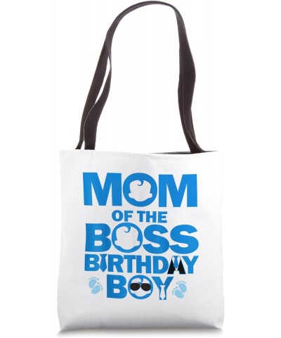 Dad And Mom Of The Boss Birthday Boy Baby Family Party Decor Tote Bag $9.90 Totes