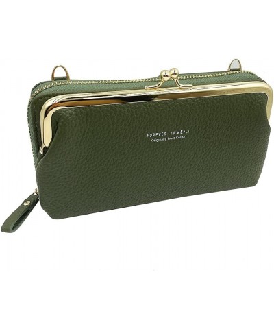 Small Crossbody Bag Cell Phone Purse Wallet with Credit Card Slots for Women Green $12.14 Crossbody Bags