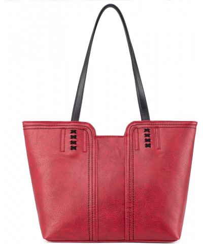 Tote Bag for Women Top Handle Satchel Purse Oversized Shoulder Handbag Hobo Bags Viva Magenta $16.10 Hobo Bags