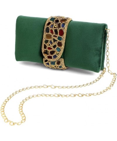 Ethnic Silk Potli Bag Batwa Pearls Handle Clutch Purse For Women Cream 2 $18.47 Clutches