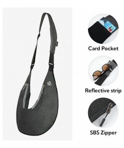 Packable Sling Bag for Women Travel Crossbody Bag Shoulder Purse Anti-Theft Black $29.89 Crossbody Bags