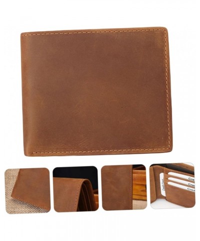 1pc Men's Bi-fold Wallet Cowhide European and American Man $8.95 Wallets