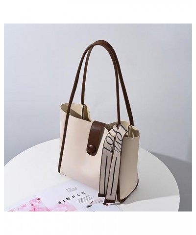 Tote Bag for Women Leather Handbag Designer Top Handle Satchel Handbag Large Capacity Shoulder Bag for Work Shopping Brown $3...