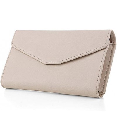 Vintage Women's RFID Blocking Trifold Wallets Beige $9.35 Wallets