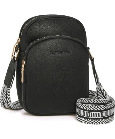 Small Crossbody Bags for Women Designer Zip Cell Phone Purse Shoulder Handbags Wallet with Card Slots A01-retro Black $15.00 ...