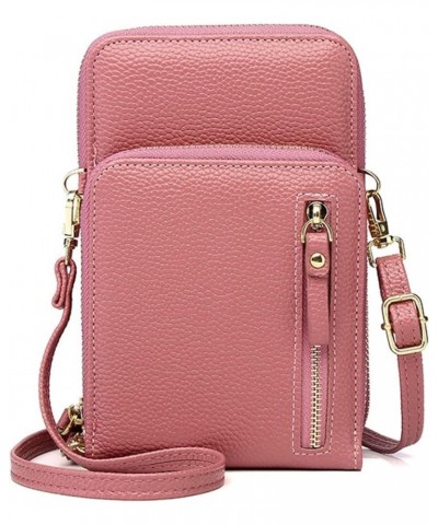 Large Capacity Mobile Phone Bag Small Single Shoulder Cross-body Zipper Bag Multifunctional Long Style Clutch Bag Pink $11.06...