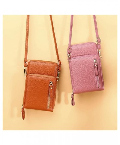 Large Capacity Mobile Phone Bag Small Single Shoulder Cross-body Zipper Bag Multifunctional Long Style Clutch Bag Pink $11.06...