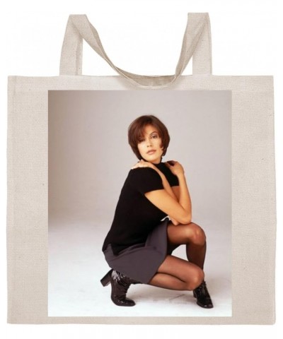 Teri Hatcher - Cotton Photo Canvas Grocery Tote Bag IDPP68707 $19.34 Totes