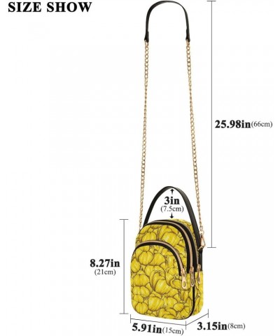 Chain Crossbody Bags for Women Yellow Tulip Flower Quilted Shoulder Crossbody Handbags Travel Cross Body Cell Phone Purses Ba...