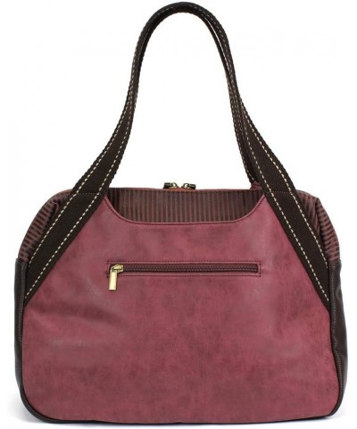 Bowling Tote Bag Burgundy Palm Tree - Burgundy $34.50 Totes