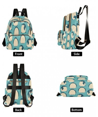 Fashion Backpack Mini Backpack Purse Casual Daily Backpack Penguin for Travel for College Work Medium $16.34 Backpacks