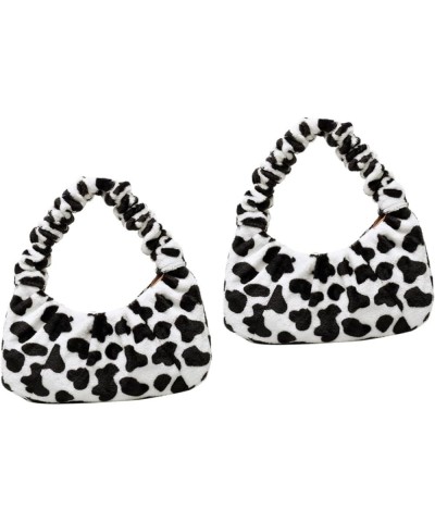 2pcs Plush Rabbit Handbag Travel Tote Zebra Accessories Faux Fur Purse Zebra Gifts Shoulder Purse Ladies Black-1x2pcs $15.56 ...