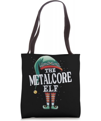 Metalcore Elf Christmas Group Xmas Pajama Party Tote Bag $12.68 Totes