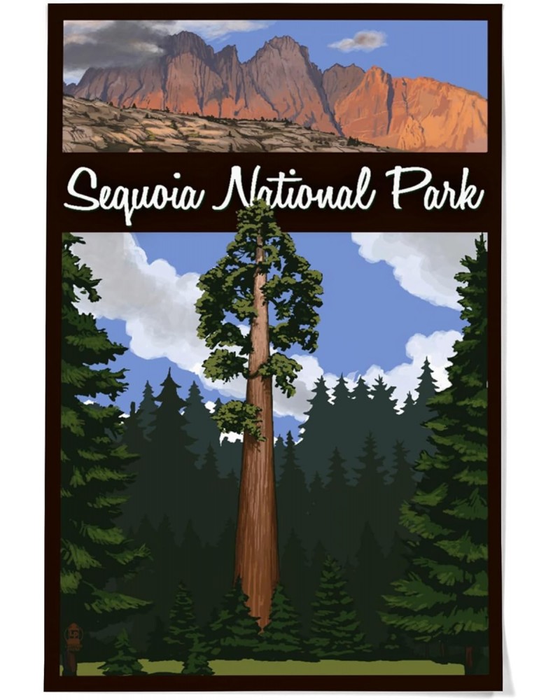 36x54 Inch Giclee Art Print Wall Decor, Sequoia National Park, California, Big Tree and Palisades $43.20 Totes