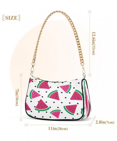 Cute Watermelon Polka Dot Women's Handbags Tote Crossbody Bag Purse Ladies Shoulder Bag Hobo Handbag $17.09 Totes