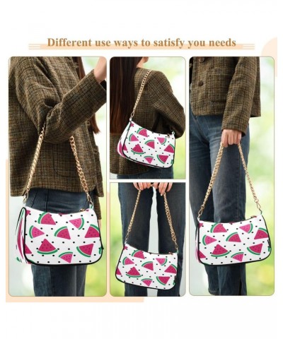 Cute Watermelon Polka Dot Women's Handbags Tote Crossbody Bag Purse Ladies Shoulder Bag Hobo Handbag $17.09 Totes