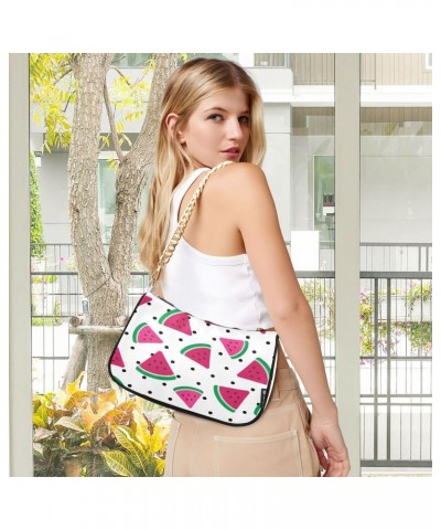 Cute Watermelon Polka Dot Women's Handbags Tote Crossbody Bag Purse Ladies Shoulder Bag Hobo Handbag $17.09 Totes