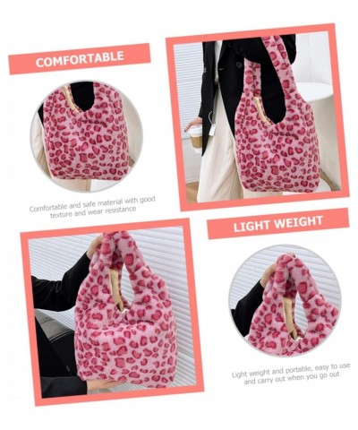 Women's Shoulder Bag Bucket Bag Canvas Fuzzy Purse Messenger Bags for Women Purses for Women Shoulder Bag Faux Storage Bags A...