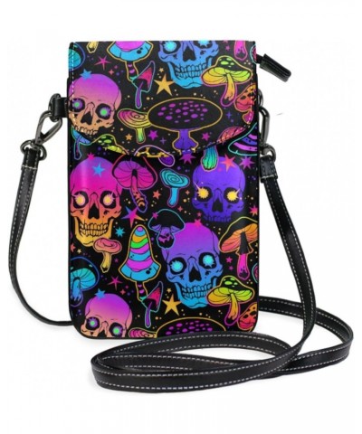 Crossbody Bag Goth Crossbody Bags for Women Small Phone Purses Wallet with Crossbody Strap Skull 10 $17.69 Crossbody Bags