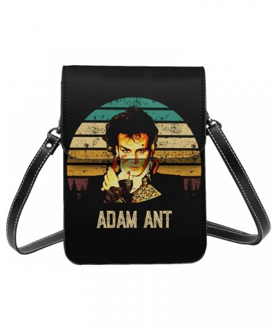 Adam And The Ants Small Cell Phone Purse Women'S Cell Phone Purse Clutch Handbag Black $14.42 Crossbody Bags