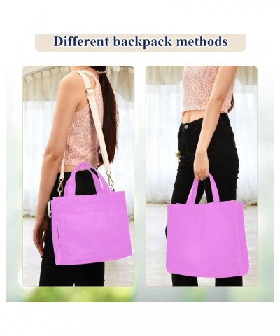 Mauve Teacher Bags for Women Small Crossbody Tote Bag for Women Corduroy Tote Bag Fashion Crossbody Bag Lavender Magenta $10....