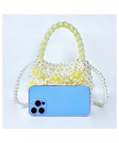 Luxury Pearl Purses Shoulder Bag for Women Pearl Bag Handmade Bags Women's Crossbody Beaded Clutch Evening Bag Wedding Party ...