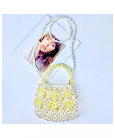 Luxury Pearl Purses Shoulder Bag for Women Pearl Bag Handmade Bags Women's Crossbody Beaded Clutch Evening Bag Wedding Party ...