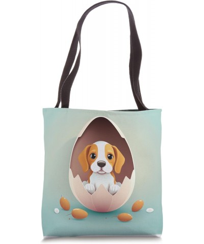 Funny dog in the egg Design dog owner Humor Sarcastic puppie Tote Bag $13.52 Totes