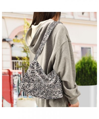 Animal Skin Leopard Print Women Designer Hobo Bags, Furry Bag Handbag Shoulder Bag Animal Skin Leopard Print2 $11.33 Totes